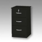 Wa- 3 Drawer Bedside