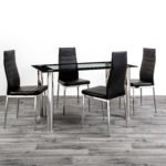 W7- Camel, Glass Dining Table Only