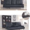 W7- COMFY Faux Leather Sofabed